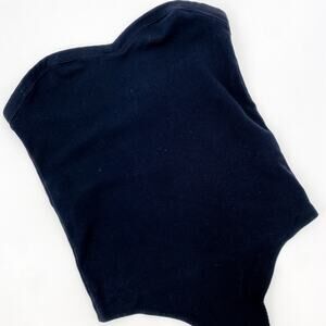 Abercrombie & Fitch Size L Black Strapless Bodysuit